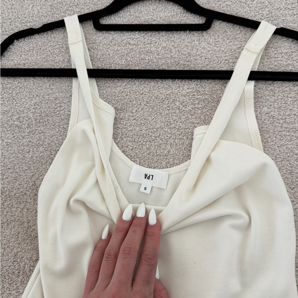 LPA Cream Bodysuit